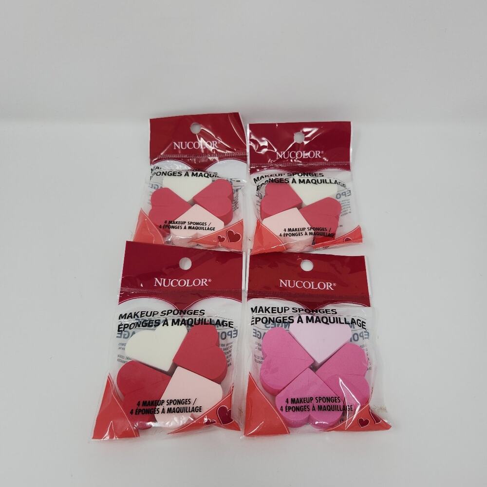 Heart Shaped Makeup Sponges (4)